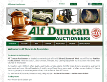Tablet Screenshot of alfduncan.co.za